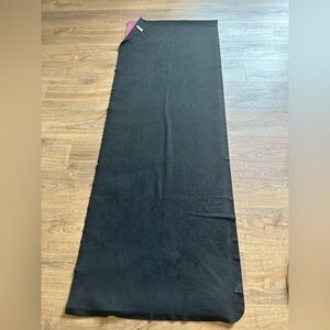 Lululemon Black Microfiber Travel Yoga Mat OS